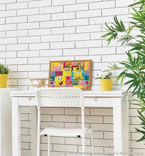 애플원(APPLEONE) 지그소 퍼즐 108-094 스폰지밥 SPONGEBOB TILE ART (타일 아트) 108피스 (일본산) alternate view